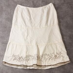Vintage Cato Embroidered Whimsy Skirt